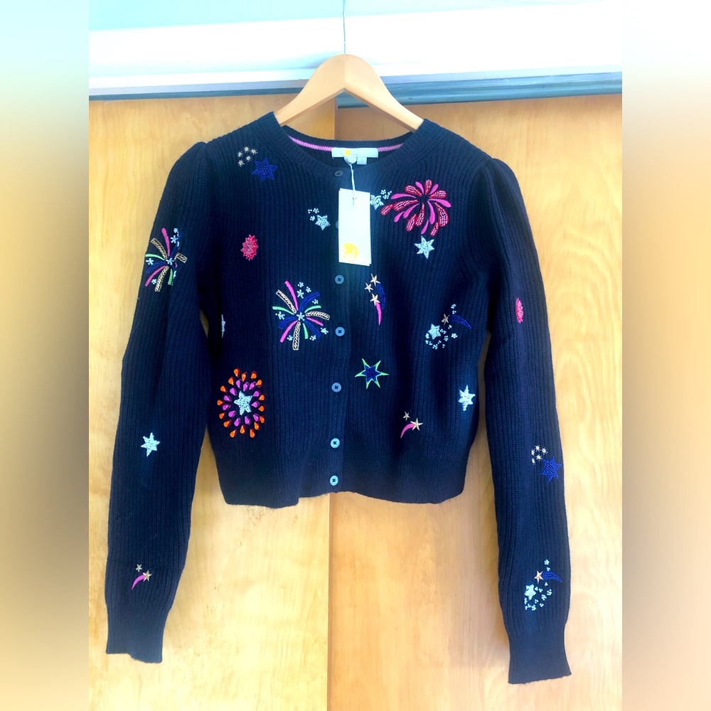 Boden hand-beaded sweater (new with tags)